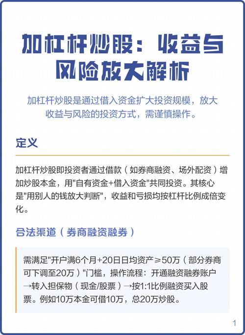 融资融券加杠杆风险_股票杠杆交易_股票加杠杆方式